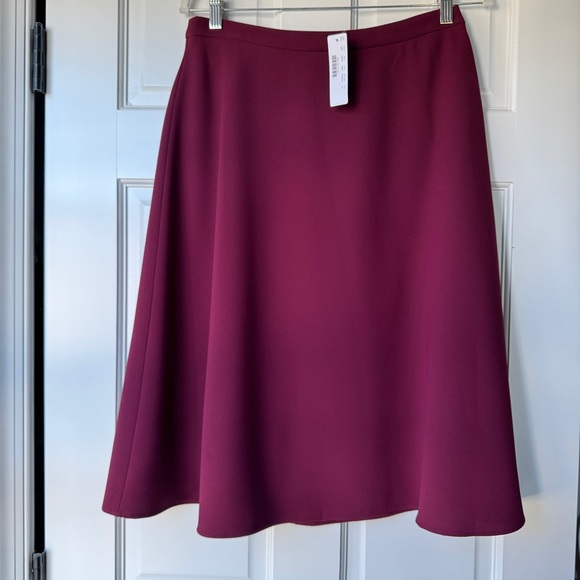 J. Crew Midi A-line skirt in 365 crepe - Picture 6 of 6